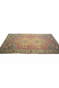 Geometric Turkish Rug 4x8 Feet 114,234 - Oushak Rug  $i