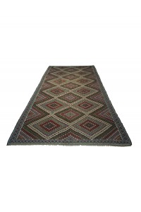 GeometricMotif Goat Hair Rug 6x10 Feet 184,315 - Goat Hair Rug  $i