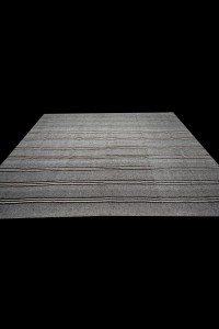 Gray Anatolian Kilim Rug 7x10 Feet 226,290 - Grey Turkish Rug  $i