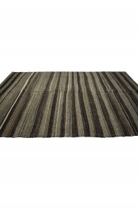 Gray And Brown Turkish Kilim Rug 5x10 Feet  157,307 - Goat Hair Rug  $i