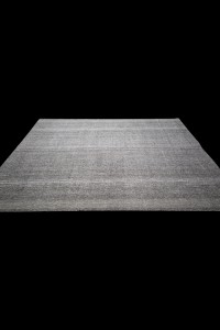 Gray Flat Weave Turkish Kilim Rug 6x9 Feet  195,288 - Grey Turkish Rug  $i