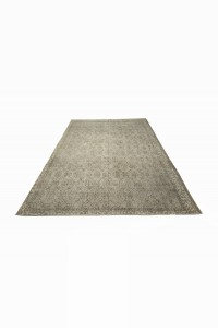 Gray Turkish Area Rug 7x10 Feet 222,314 - Oushak Rug  $i