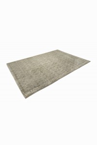 Gray Turkish Area Rug 7x10 Feet 222,314 - Oushak Rug  $i