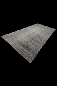 Gray Turkish Kilim Rug 6x11 Feet 185,344 - Grey Turkish Rug  $i