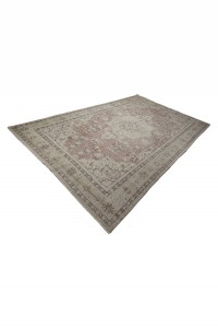 Hand Knotted Oushak Rug 7x11 Feet 208,336 - Oushak Rug  $i