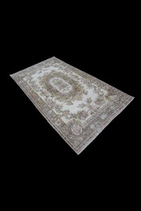 Handwowen Turkish Area Rug 4x7 Feet 120,207 - Oushak Rug  $i