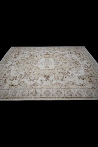 Large Beige Brown Oushak Rug 5x9 Feet 166,258 - Oushak Rug  $i