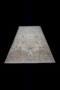 Large Beige Brown Oushak Rug 5x9 Feet 166,258 - Oushak Rug  $i