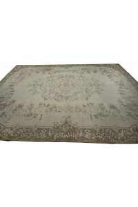 Large Beige Brown Oushak Rug 7x10 Feet 200,305 - Oushak Rug  $i