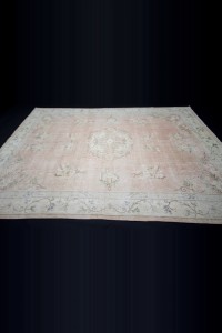 Large Salmon Pink Oushak Rug 7x10 Feet 204,300 - Oushak Rug  $i