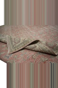 Large Salmon Pink Oushak Rug 8x12 Feet 240,362 - Oushak Rug  $i