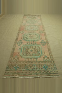 Long Bedside Oushak Runner Rug 3x12 Feet 93,358 - Turkish Rug Runner  $i