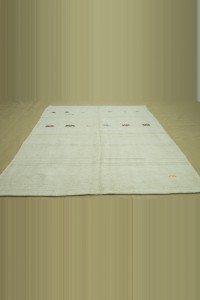 Midcentury Hemp Area Rug 5x8 Feet 150,246 - Turkish Hemp Rug  $i