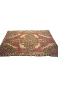 Midcentury Oushak Area Rug 4x7 128,211 - Turkish Carpet Rug  $i