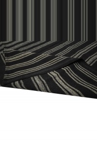 Modern Black And White Turkish Kilim rug 6x9 Feet  182,260 - Goat Hair Rug  $i