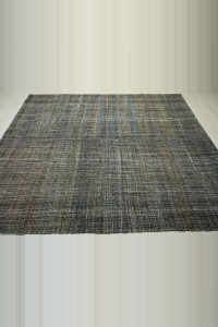 Modern Pattern Goat Hair Kilim Rug 7x8 210,250 - Goat Hair Rug  $i