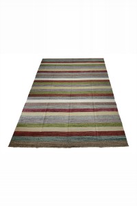 Modern Turkish Kilim Rug 9x12 282,372 - Grey Turkish Rug  $i