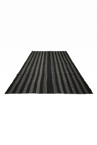 Modern Vintage Striped Turkish Kilim Rug 6x9 Feet  194,260 - Goat Hair Rug  $i