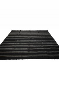 Modern Vintage Striped Turkish Kilim Rug 6x9 Feet  194,260 - Goat Hair Rug  $i