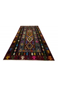 Multi Color Turkish Kilim Rug 6x10 190,325 - Turkish Kilim Rug  $i