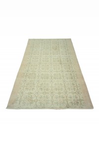 Muted Area Rug 4x6 Feet  108,182 - Oushak Rug  $i