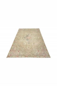 Muted Vintage Oushak Rug 4x7 Feet 126,213 - Oushak Rug  $i