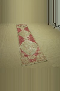 Narrow Turkish Oushak Runner Rug 2x10 Feet 66,296 - Turkish Rug Runner  $i