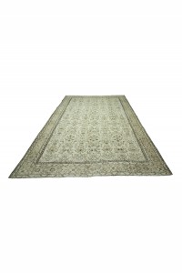 Natural Beige Brown Turkish Carpet Rug 7x10 Feet  216,312 - Oushak Rug  $i