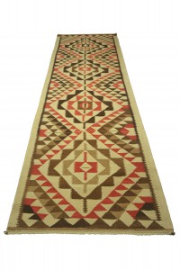 Natural Turkish Kilim Runner Rug 3x11 Feet 96,327 - Turkish Rug Runner  $i