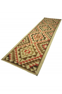 Natural Turkish Kilim Runner Rug 3x11 Feet 96,327 - Turkish Rug Runner  $i