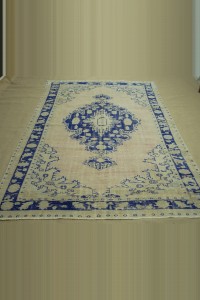 Navy Blue Old Oushak Rug,6x9 188,270 - Oushak Rug  $i