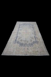 Navy Blue Oushak Rug 5x8 Feet 154,250 - Oushak Rug  $i