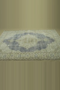 Navy Blue Oushak Rug 7x10 201,316 - Oushak Rug  $i