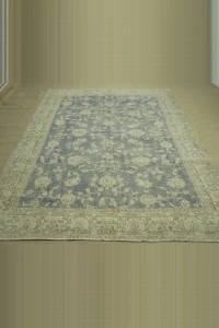 Navy Blue Oushak Rug,7x10 202,303 - Oushak Rug  $i