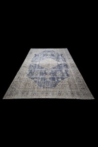 Navy Blue Turkish Rug 7x10 Feet 195,289 - Oushak Rug  $i