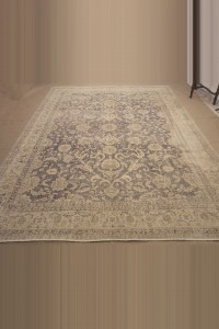 Navy Blue Vintage Oushak Carpet Rug 8x11 Feet  254,340 - Oushak Rug  $i