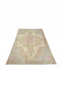 Neutral Oushak Rug 4x7 Feet 121,198 - Oushak Rug  $i