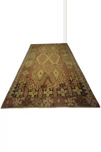 Nomadic Kilim Rug 6x10 176,314 - Turkish Kilim Rug  $i