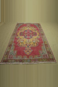 Old Carpet Rug 5x9 137,265 - Oushak Rug  $i