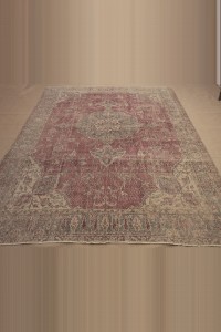 Old Oushak Rug 7x10 Feet 220,298 - Oushak Rug  $i