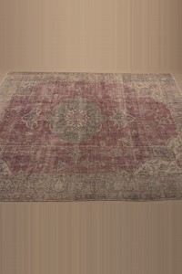 Old Oushak Rug 7x10 Feet 220,298 - Oushak Rug  $i