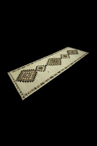 Organic Kilim Runner Rug 4x11 Feet 123,343 - Turkish Rug Runner  $i