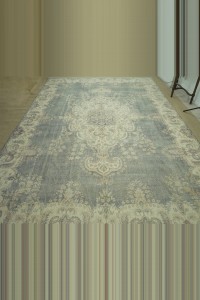 Oversize Navy Blue Oushak Carpet Rug 290,419 - Oushak Rug  $i