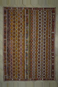 Oversized AntiqueTurkish Kilim Rug 10x14 306,427