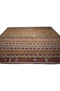 Oversized Colourful Turkish Kilim Rug 10x14 Feet 306,427 - Turkish Kilim Rug  $i