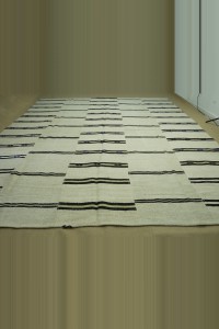 Oversized Striped Hemp Rug 10x12 Feet 305,366 - Turkish Hemp Rug  $i