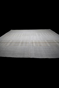 Oversized Turkish Cotton Kilim Rug 11x17 Feet  330,506 - Turkish Natural Rug  $i