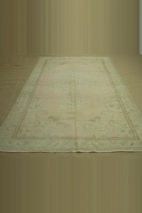 Pale Turkish Area Rug 6x10 193,297 - Oushak Rug  $i