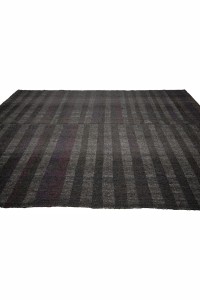 Pastel Colors Striped Turkish Rag Rug,8x13 Feet 244,385 - Grey Turkish Rug  $i