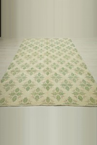 Pastel Green Oushak Rug 6x9 165,278 - Oushak Rug  $i